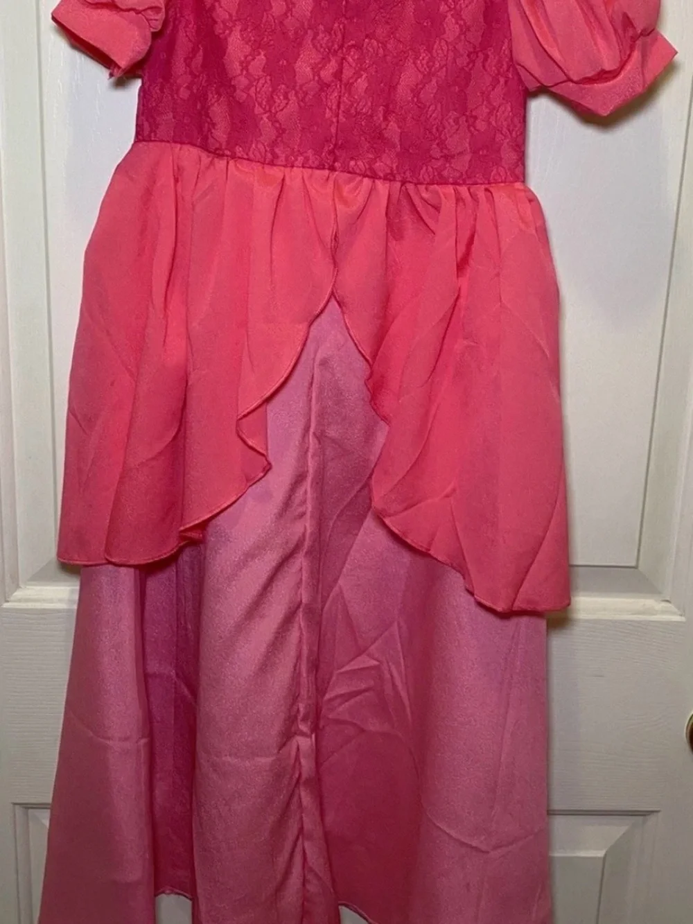 BOMLY Princess Peach Costume Dress Set 7-8 Halloween Cosplay Accessories NWT⁠